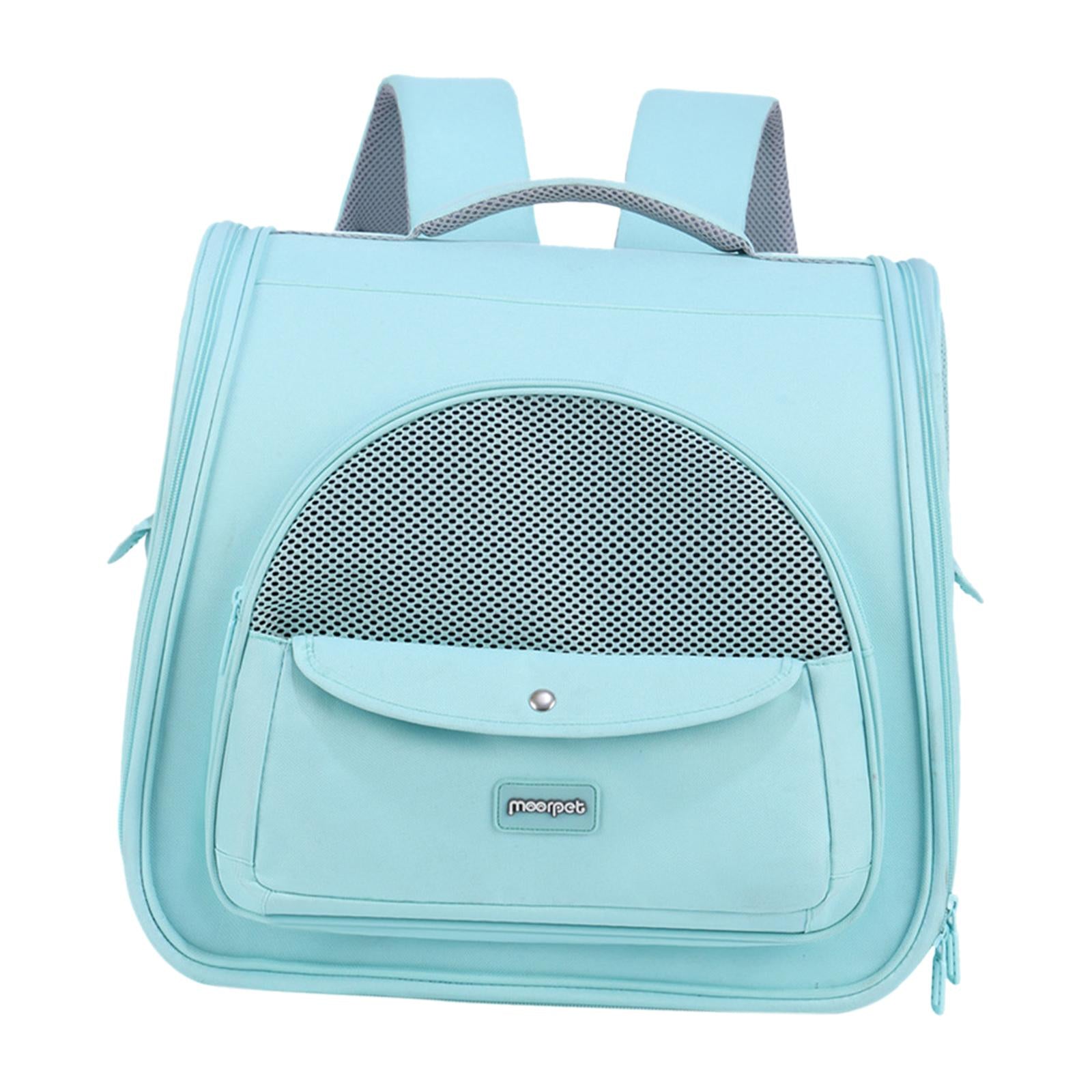 Pet Carrier Backpack Soft Handbag Travel Bag for Dogs Cats Hiking Rabbits Green