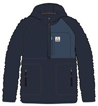 Ventura 1/2 Zip Recycled Sherpa Fleece - Rich Navy