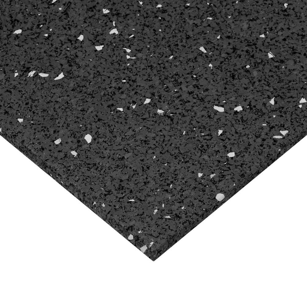 TrafficMaster Grey Fleck Rubber Gym Floor 26 in. x 360 in. Utility Runner (65 sq. ft.) 60474540326x30