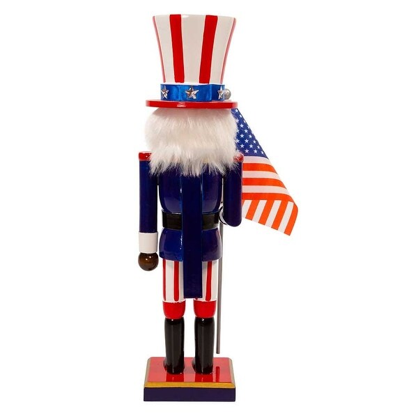 Kurt Adler 15Inch Patriotic African American Nutcracker