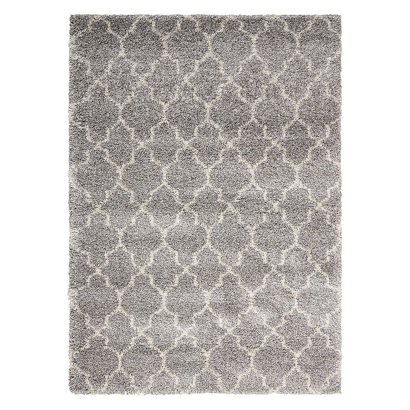 Nourison Amore Trellis Shag Rug