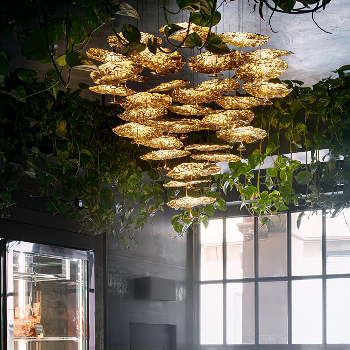 Brass Aviary Constellation Chandelier