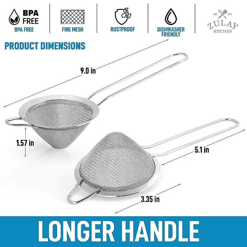 Cone Shaped Cocktail Strainer