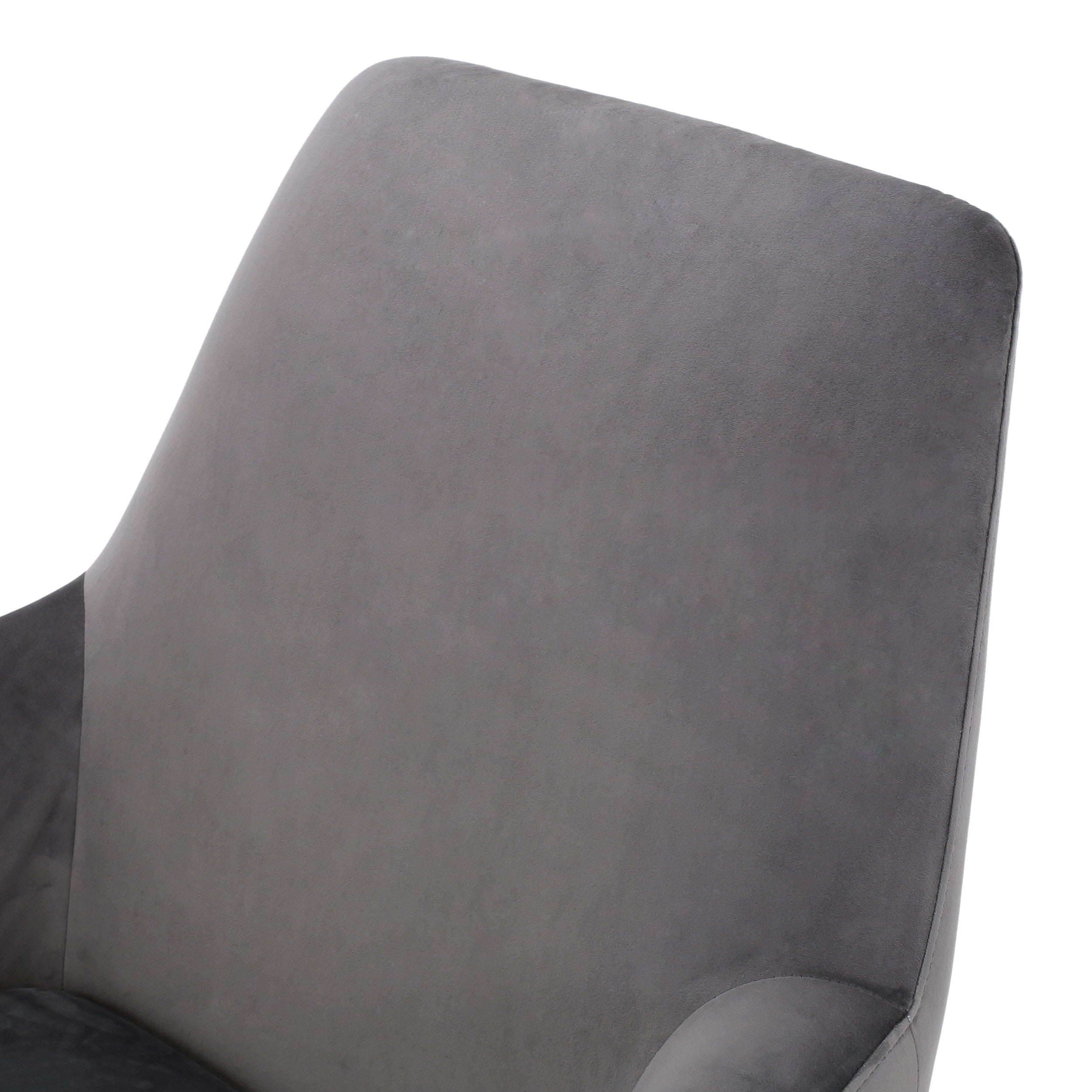 Aegis Modern Velvet Swivel Armchair