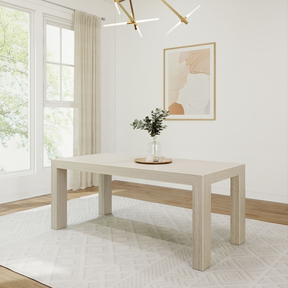 Plank and Beam Rectangular Modern Dining Table   72\