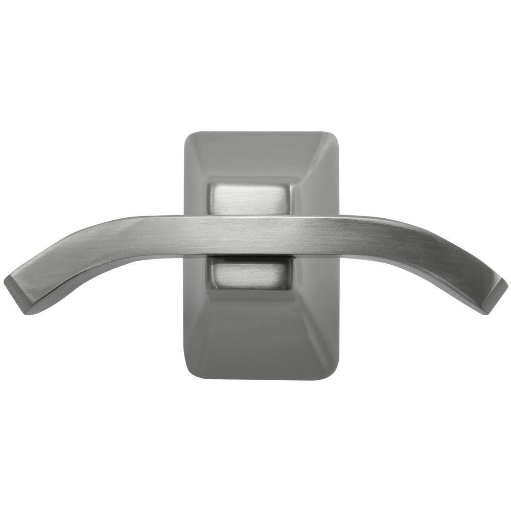 Paradise Bathworks Shangri-La Double Robe Hook in Satin Nickel 64428