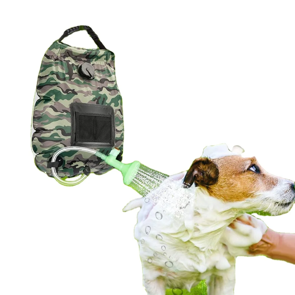 Portable multi functional hanging camping hiking travel water bathing bag