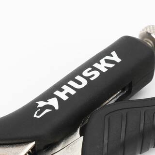 Husky 6.5 in. Long Nose Locking Pliers with Rubber Grip 122V65GCN