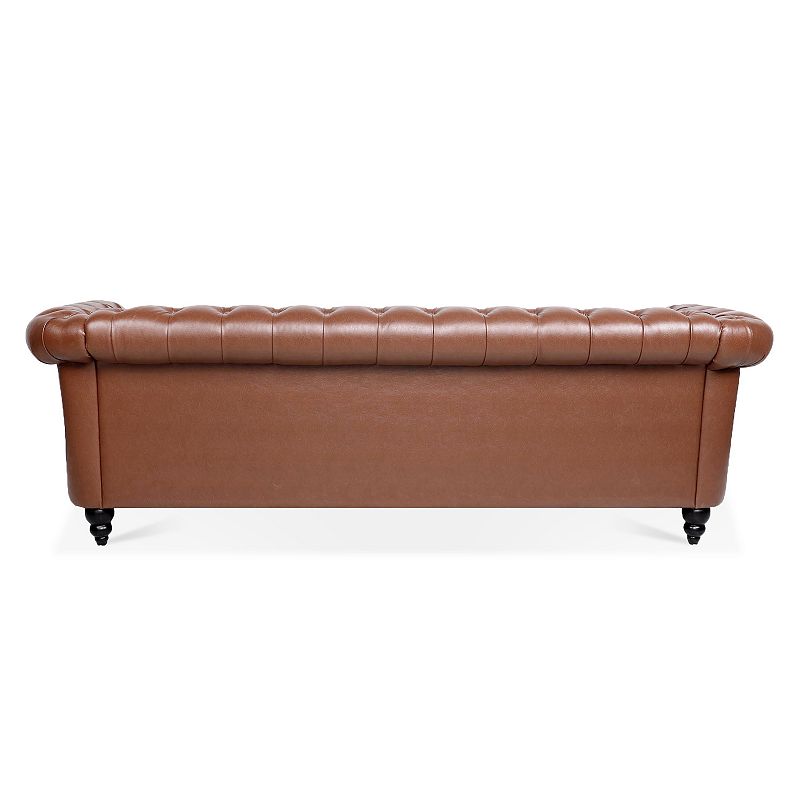 F.c Design Rolled Arm Chesterfield 3 Seater Sofa