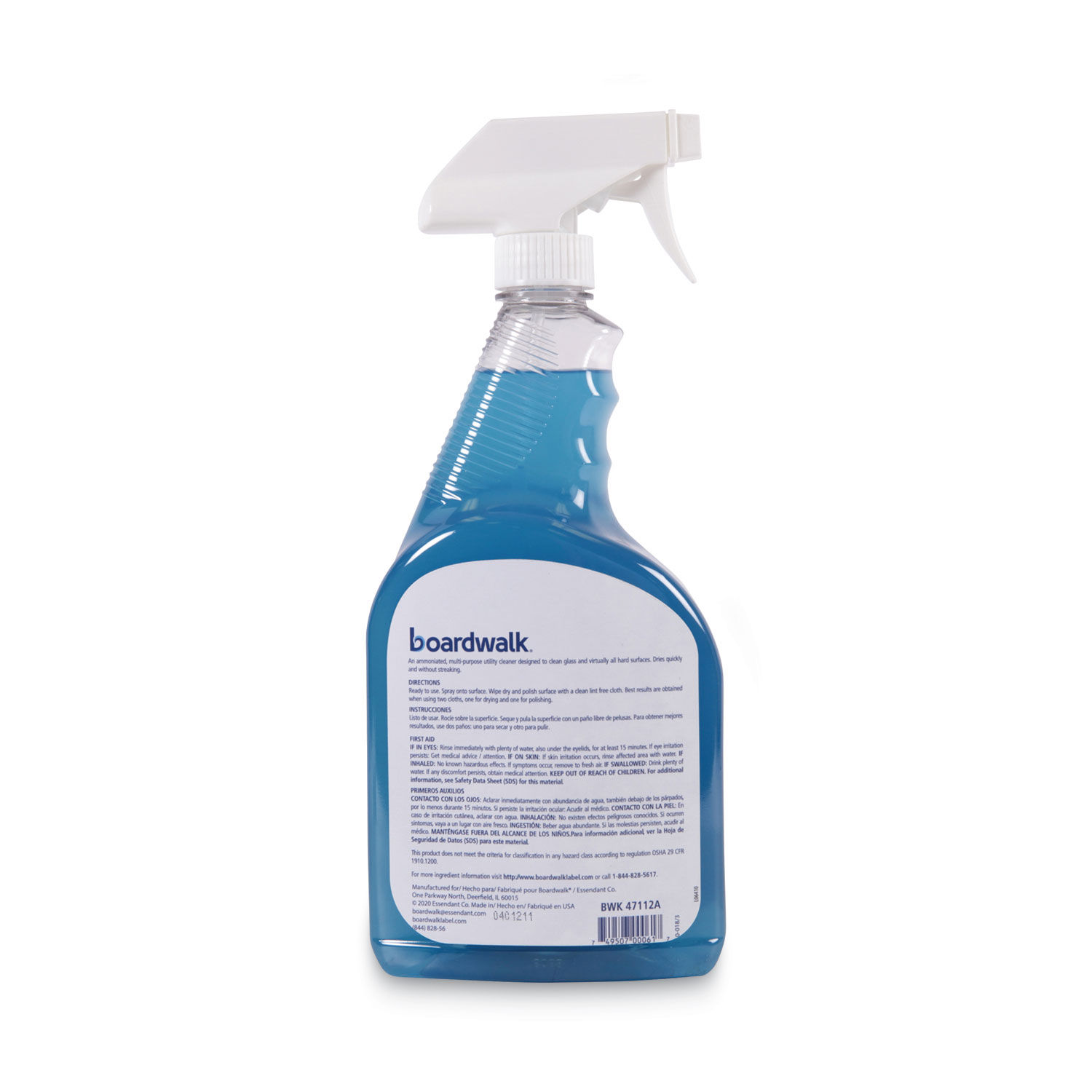 Industrial Strength Glass Cleaner with Ammonia by Boardwalkandreg; BWK47112AEA