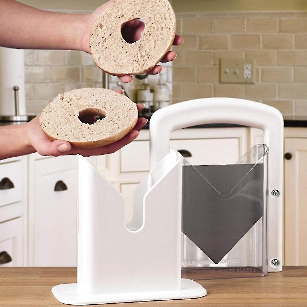 Bagel Guillotine Slicer Universal Manual Bagel Bread Toast Cutter For Home