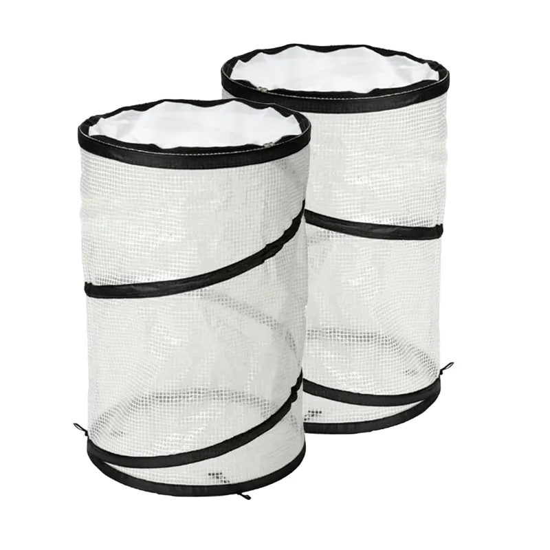 2 PCS Pop up Mini Greenhouse 7x11 Inch PVC Spring up Plant Protector with Zipper Portable Greenhouse Cover