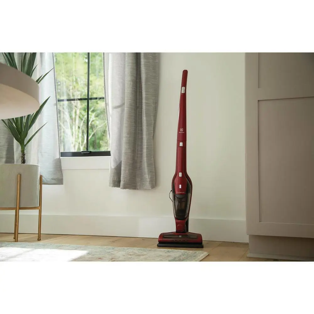 Electrolux EHVS3510AR Ergorapido Pet Bagless， Cordless， with Detachable Handset in Red Stick Vacuum