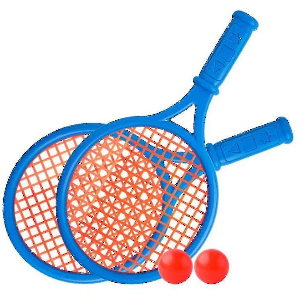 Outdoor Interactive Beach Toy Tennis Racket Set(blue)