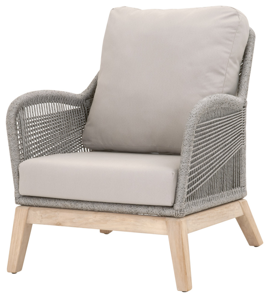 Loom Outdoor Club Chair   Beach Style   Armchairs And Accent Chairs   by HedgeApple  Houzz