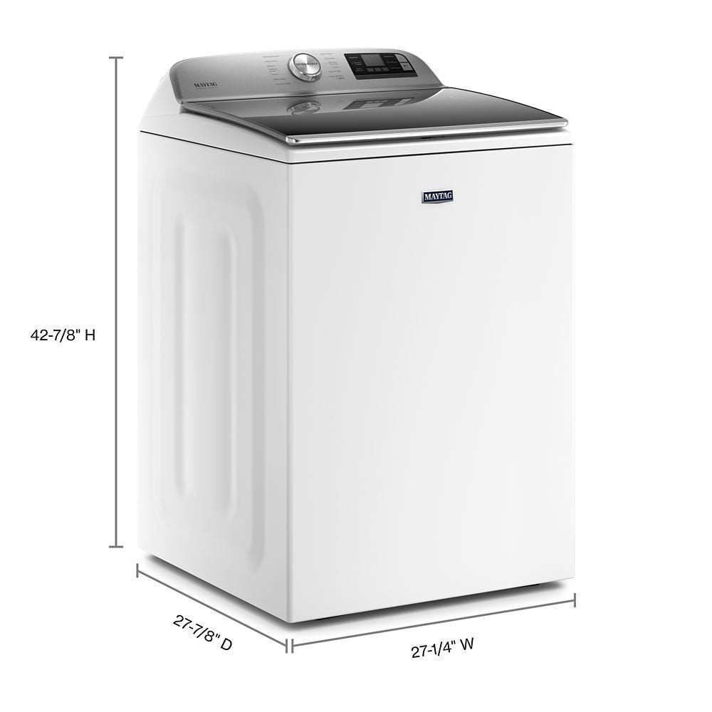 Maytag MVW7230HW Smart Capable Top Load Washer With Extra Power Button - 5.2 Cu. Ft.