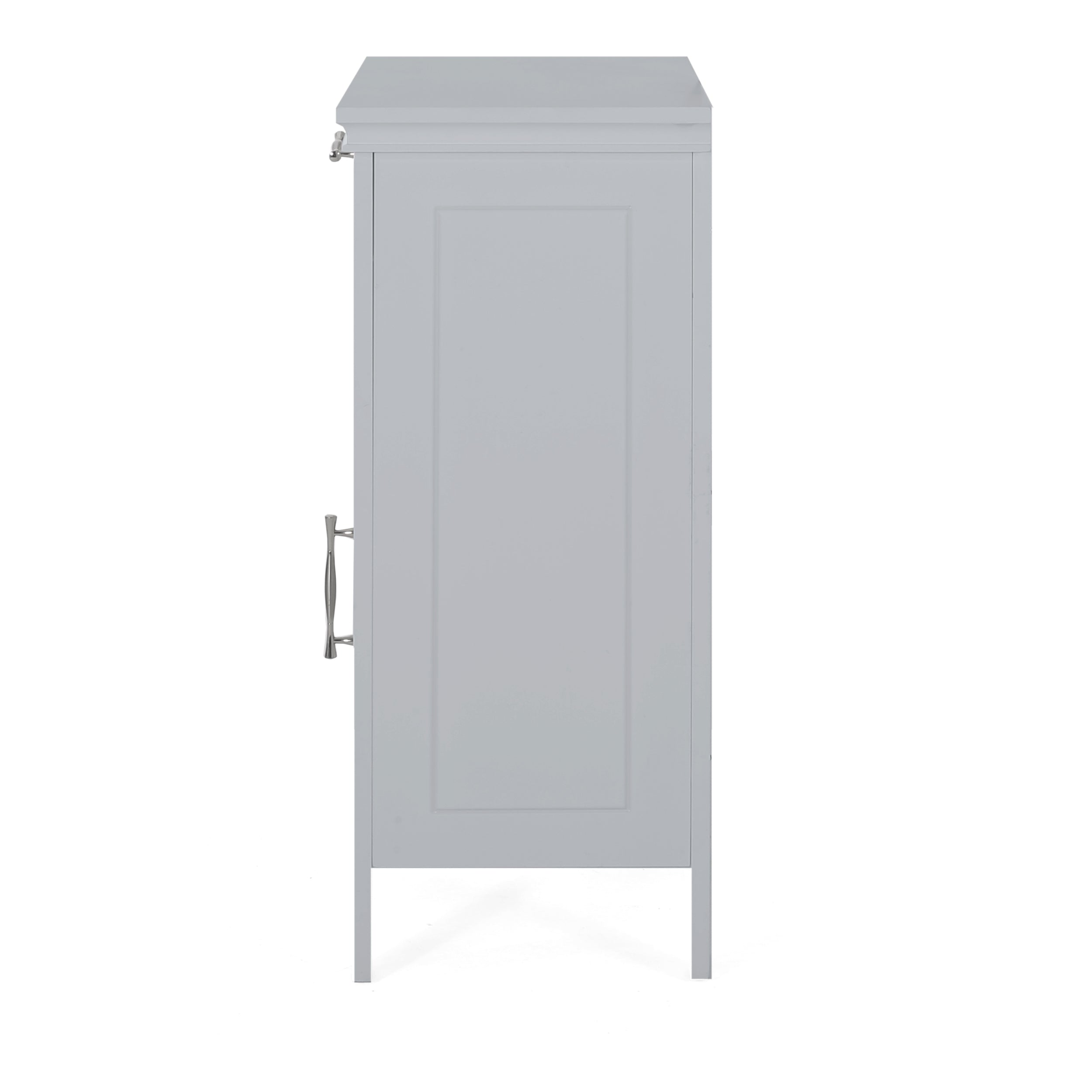 Meader Modern Bathroom Floor Storage Cabinet with Drawer