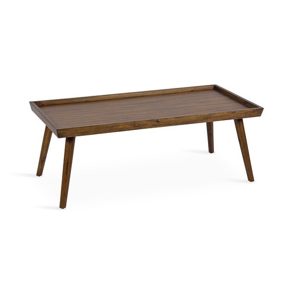 Kate and Laurel Eastmont Rectangle Wood Coffee Table - 46x22x17