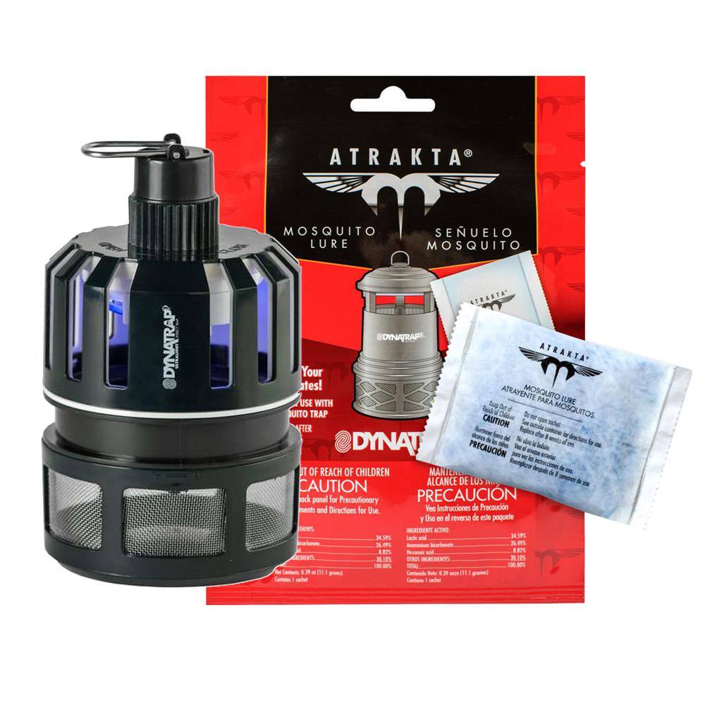 Dynatrap Ultralight Sonata UV 300 sq. ft. Black Insect and Mosquito Trap with Atrakta DT150CVB