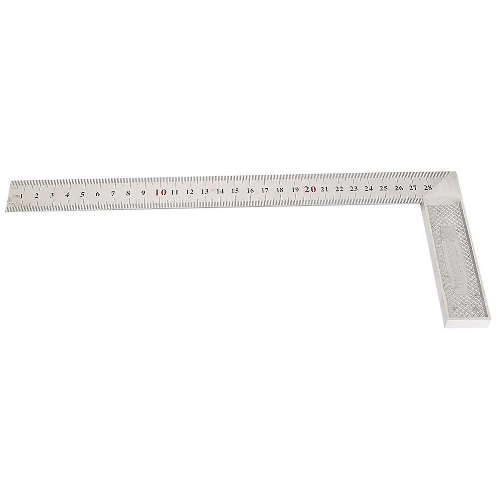 30cm Aluminum Alloy 90 Degree Straight Edge Ruler Straightedge Right Angle Ruler(standard)