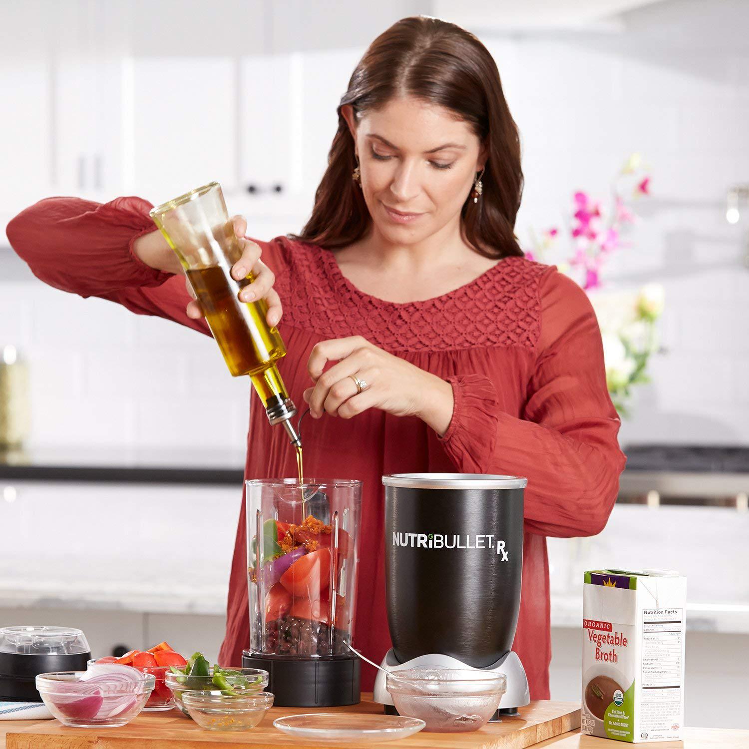 NutriBullet RX Blender Smart Technology with Auto Start and Stop 10 Piece  Crowdfused