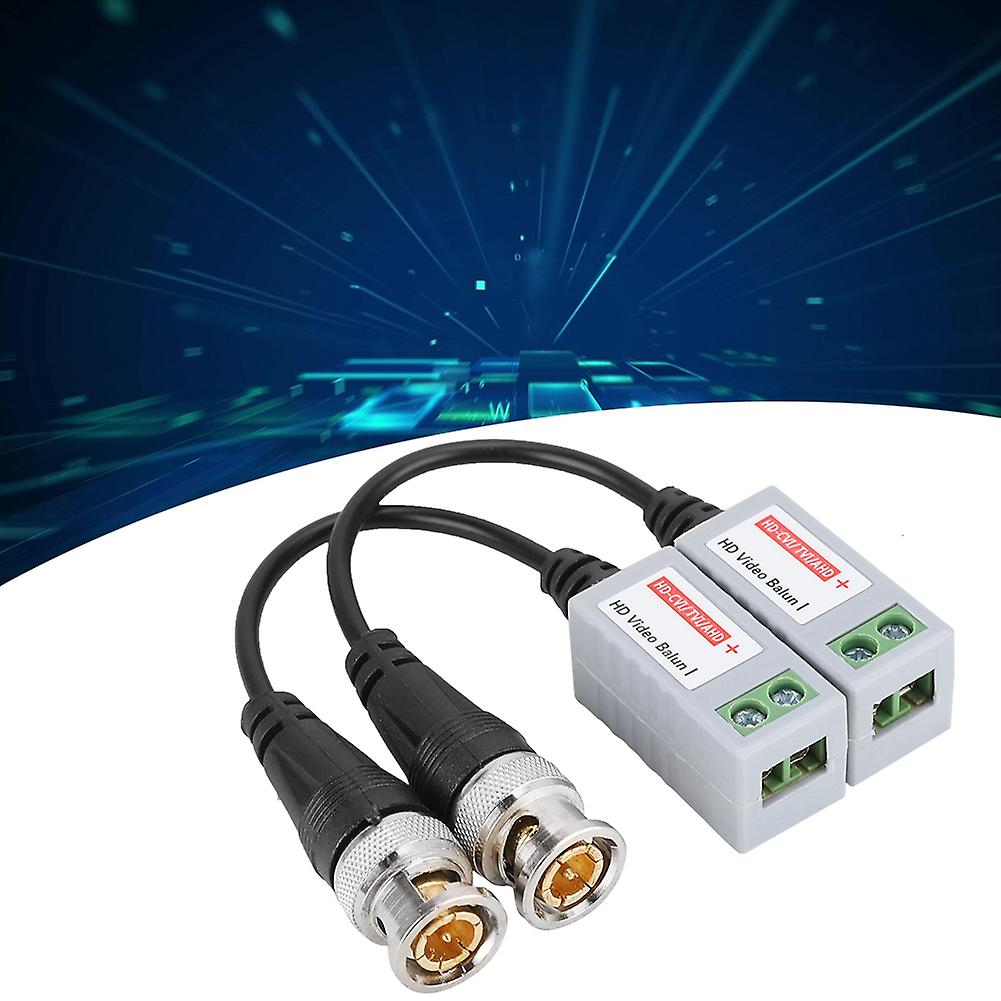 Hd 1080p Passive Video Balun Twisted Pair Transmitter Connecter For Cvi/tvi