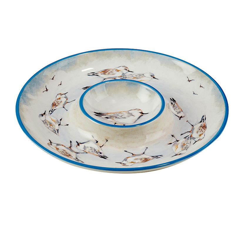 Certified International Shorebirds Chip and Dip Server