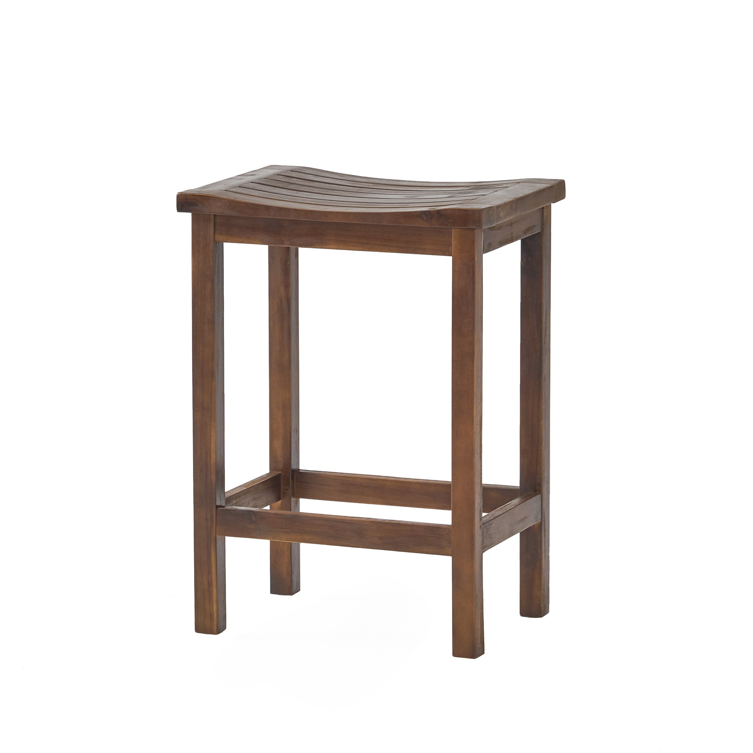 Lantana Brown Mahogany 24-Inch Counter Stools (Set of 2)