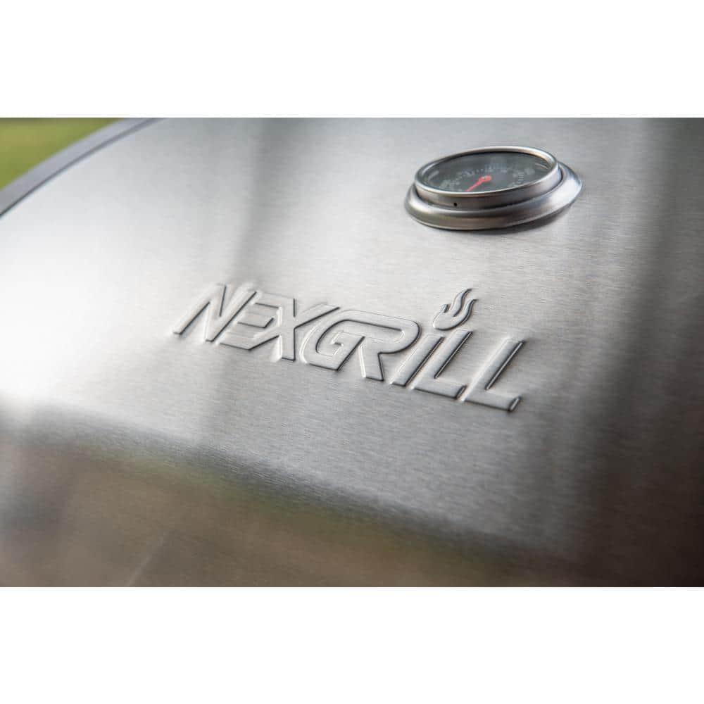 Nexgrill 5Burner Propane Gas Grill in Stainless Steel with Side Burner and Condiment Rack