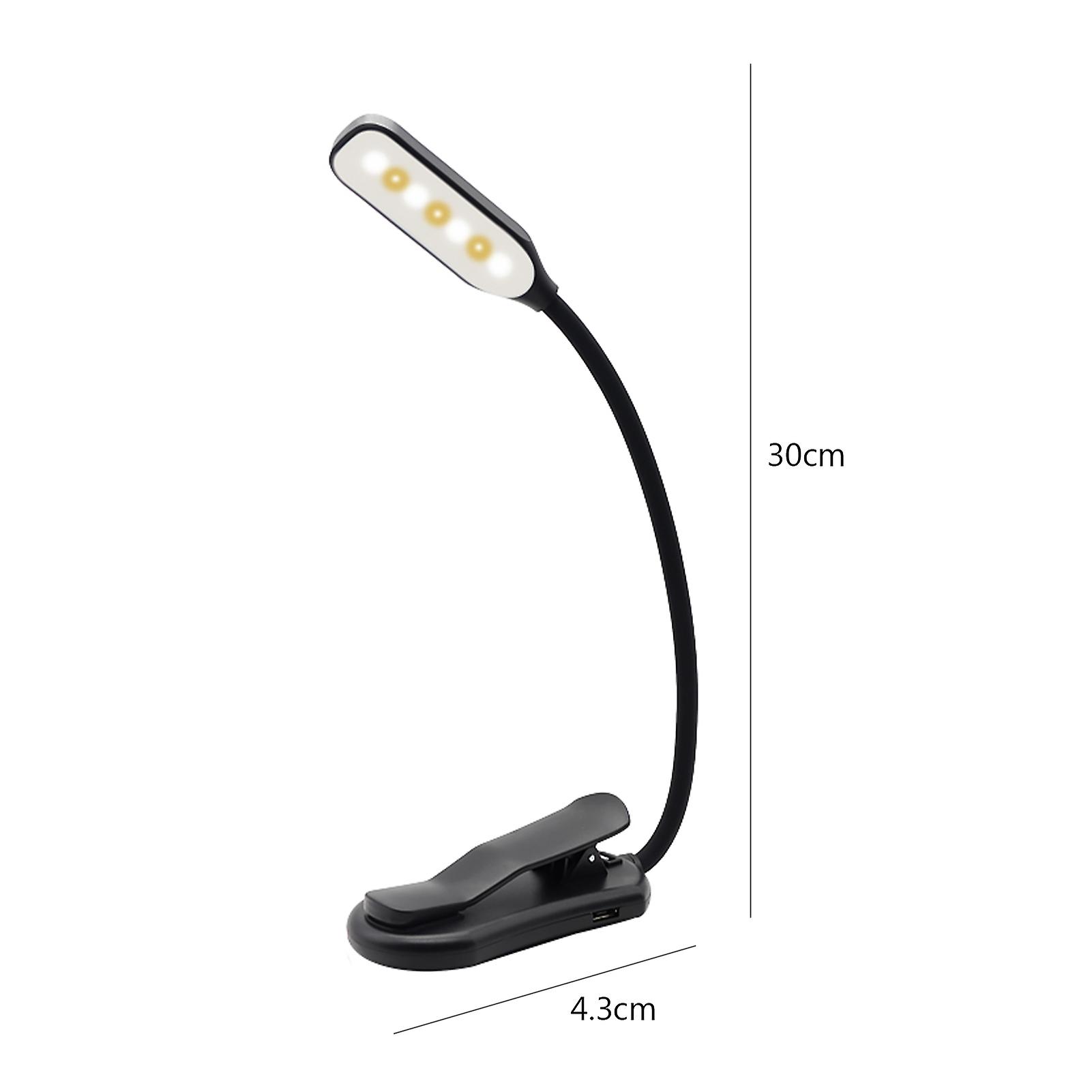 Rechargeable Book Light 7 Led Reading Light With 3 Brightness Night Reading Lamp Touch Switch Bedside Book Light For Bookworms Kids Easy Clip On Book