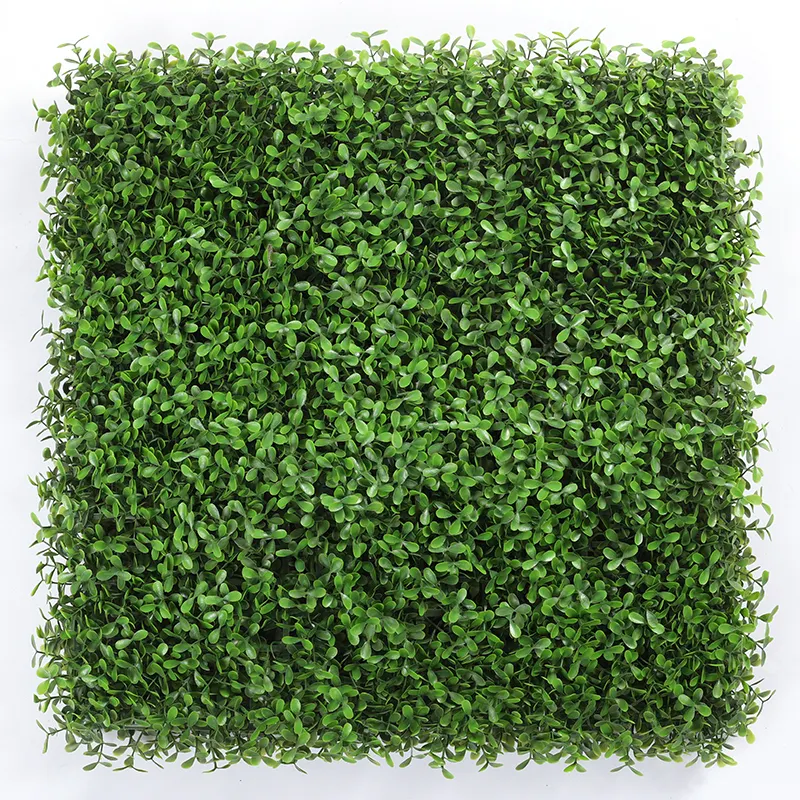 Artificial Boxwood Hedge Fence Fake Foliage Plant Panel Artificial Garden Greenery Wall Grass