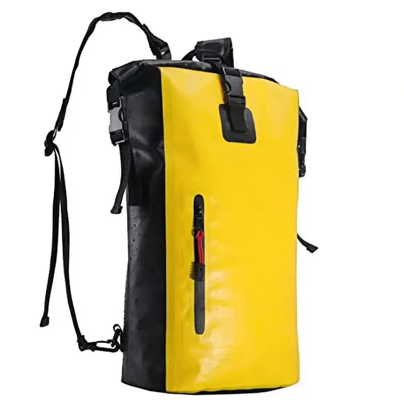 OEM ODM 25L Backpack 100% Waterproof Roll Top Bag Backpack Dry Bag for Hiking Camping Outdoor