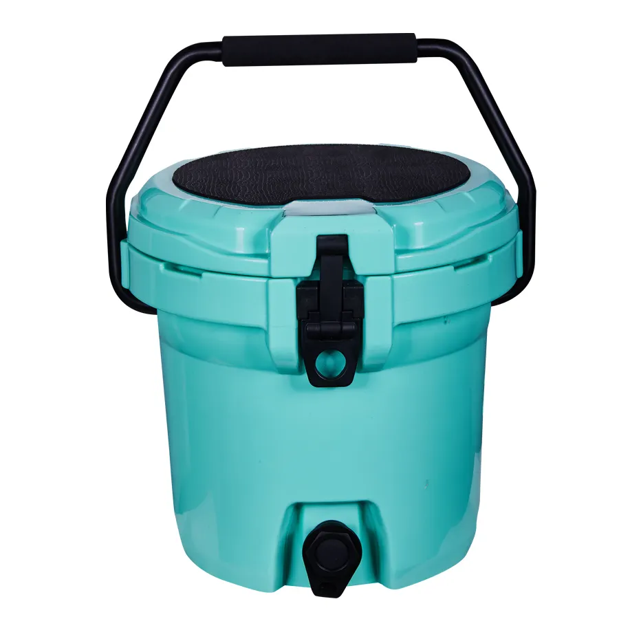 Rouser Outdoor Portable  2.5G Gallon 10L Plastic Wine Ice Bucket Cooler Box Camping   Hiking Cooling Box