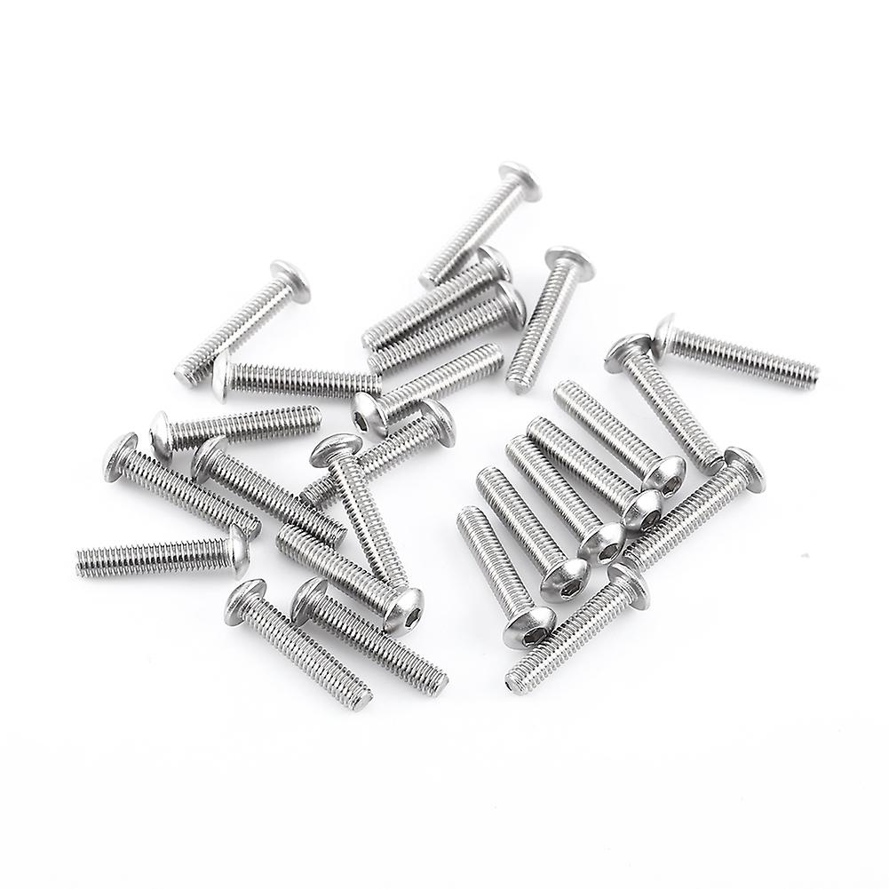 M4 A2 Stainless Steel Hex Socket Screws Bolt And Hex Nuts Assortment(button Head)