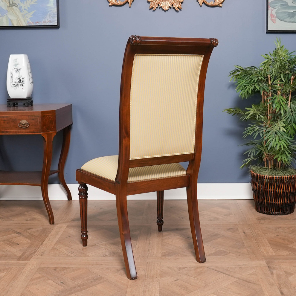 Tall Back Upholstered Side Chair   Traditional   Dining Chairs   by Niagara Furniture  Houzz