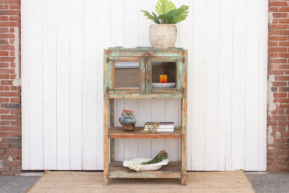 Antique Farmhouse Painted Bookcase   Farmhouse   Bookcases   by De cor  Houzz