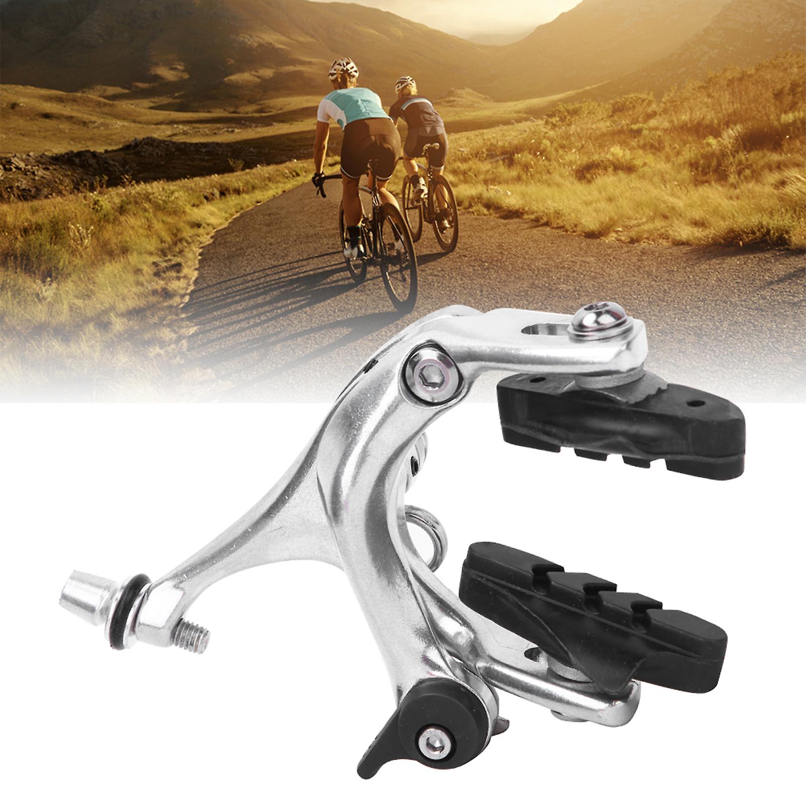 Lebycle Universal Metal Bike C Caliper Brake Accessory For Road Bicycle Fixed Gearsilver Rear Clip