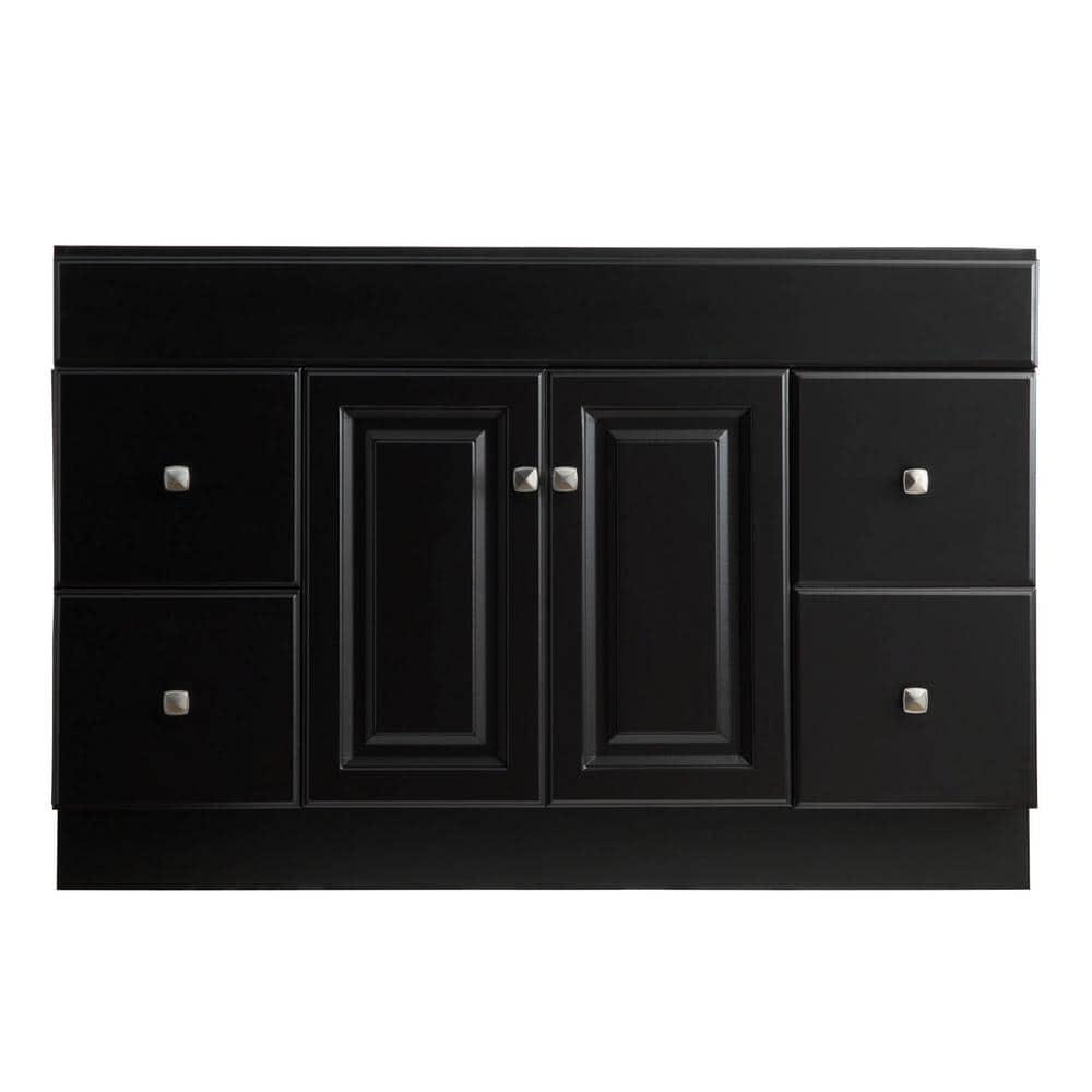 Design House Wyndham 48 in W x 21 in D Ready to Assemble Bath Vanity Cabinet Only in Espresso