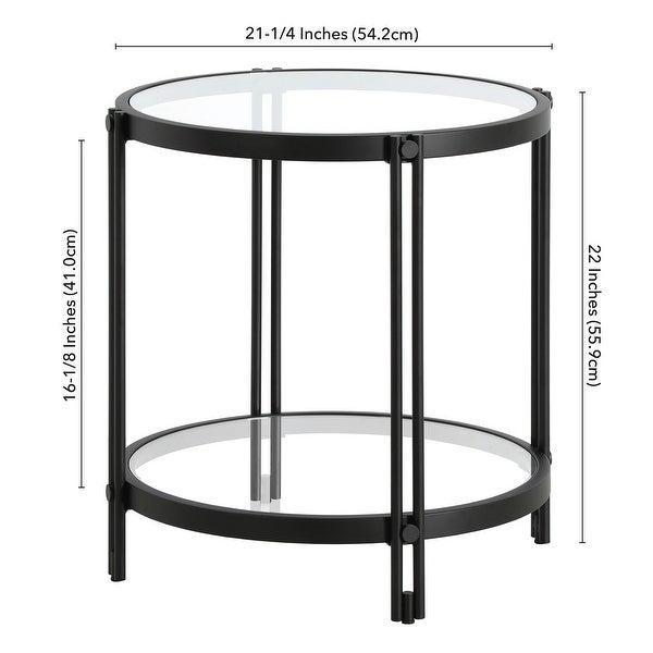 Inez 21'' Wide Round Side Table