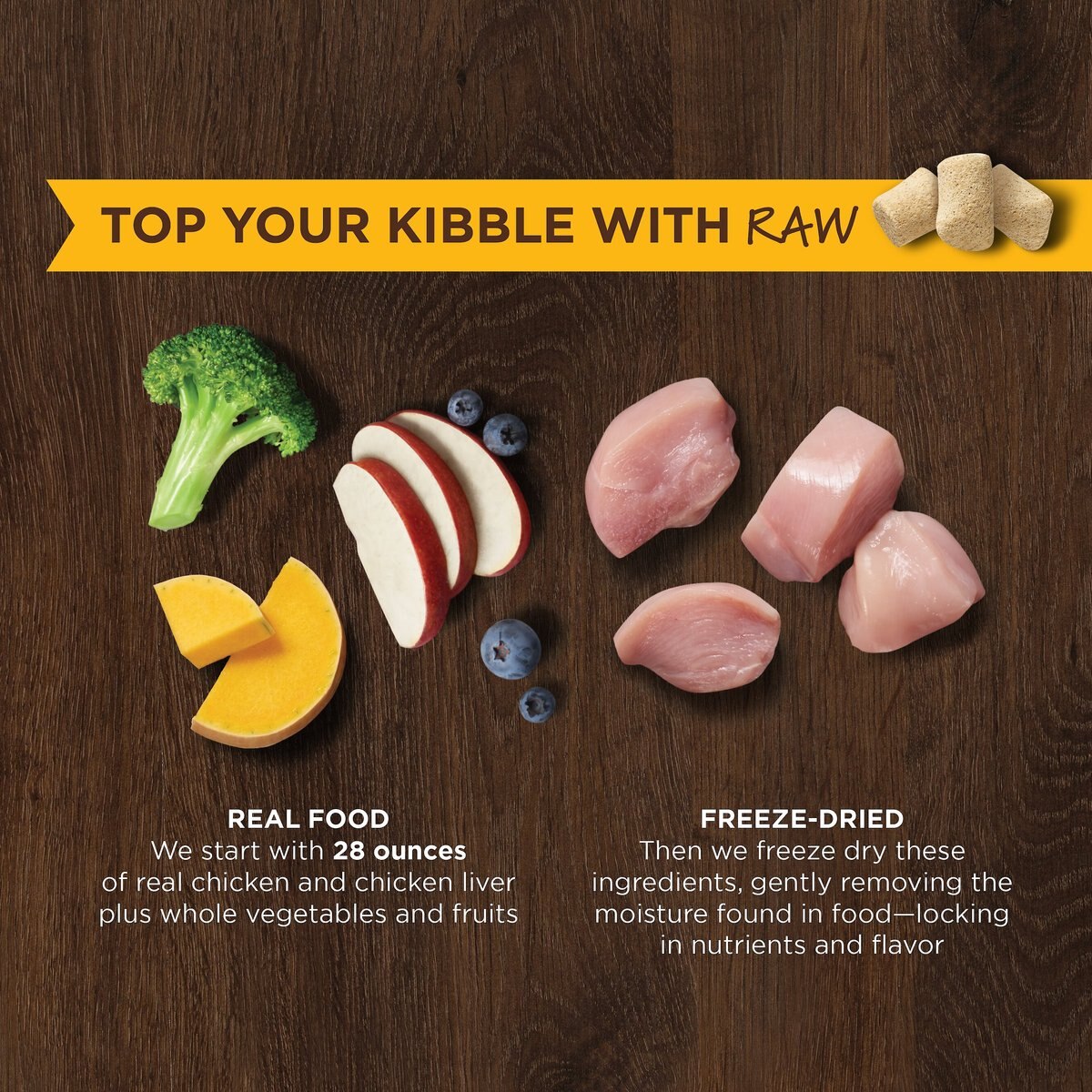 Instinct Raw Boost Mixers Chicken Recipe Grain-Free Freeze-Dried Dog Food Topper