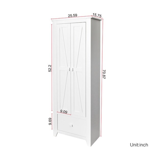 Home Wide Storage Cabinet - - 38105653