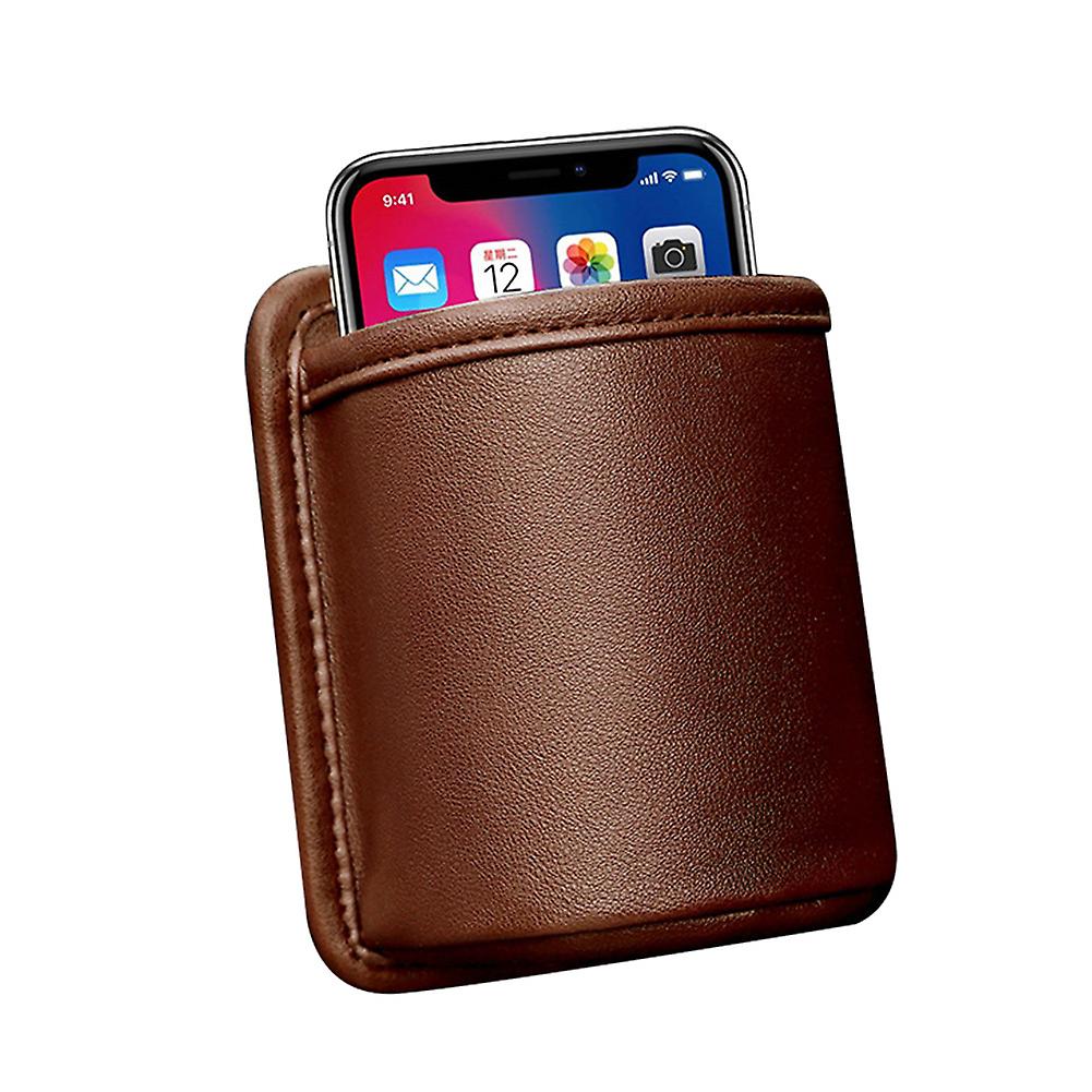 Car Air Vent Storage Organizer Microfiber Leather Box Bag Pocket Container Holder For Phone Glasses Pen Coin Key Coffee