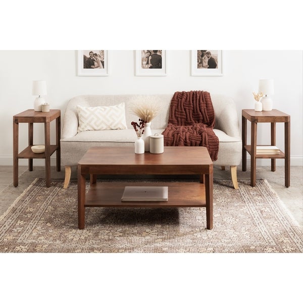 Kate and Laurel Talcott Rectangle Coffee Table