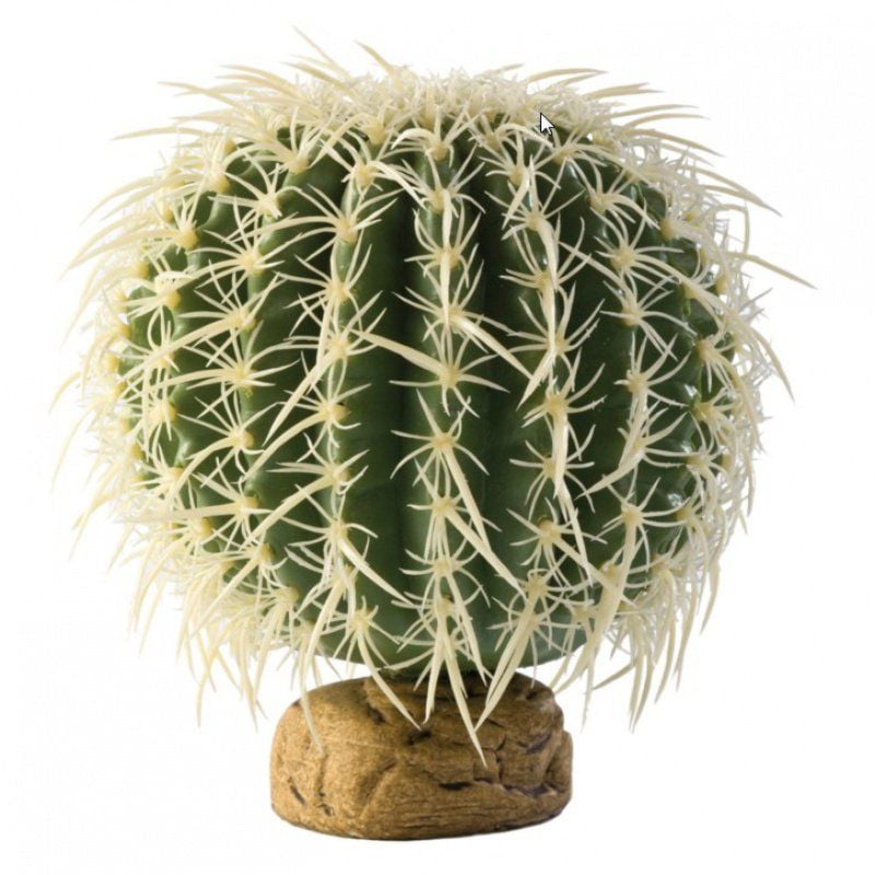 Exo-Terra Desert Barrel Cactus Terrarium Plant Large - 1 Count Pack of 2