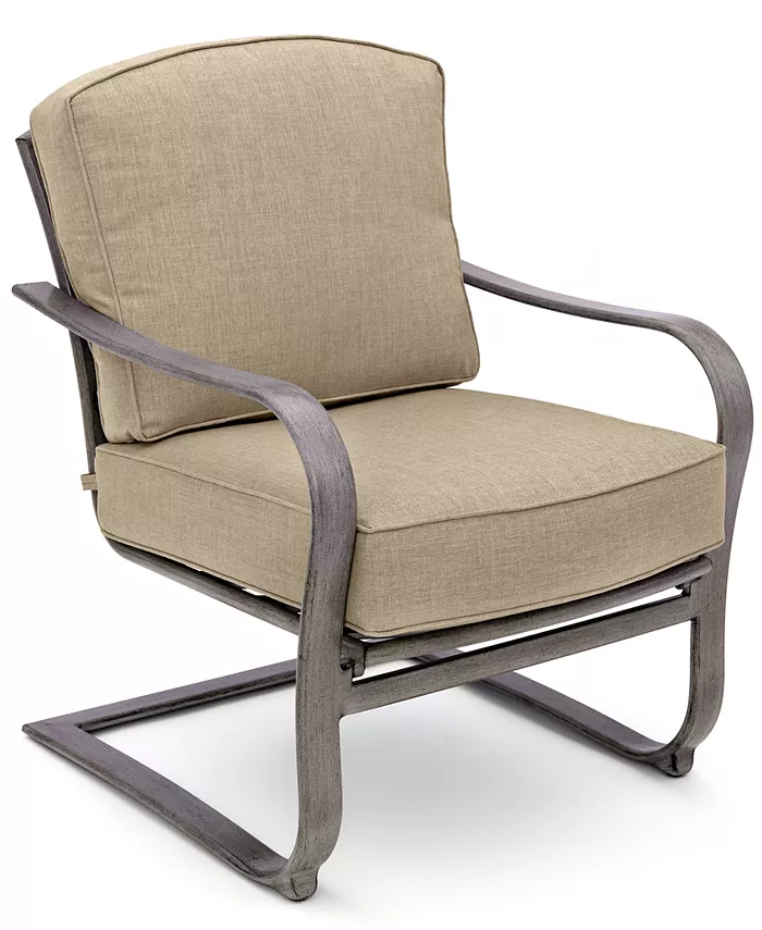 Furniture CLOSEOUT! Tara Wide Slat C-Spring Chair