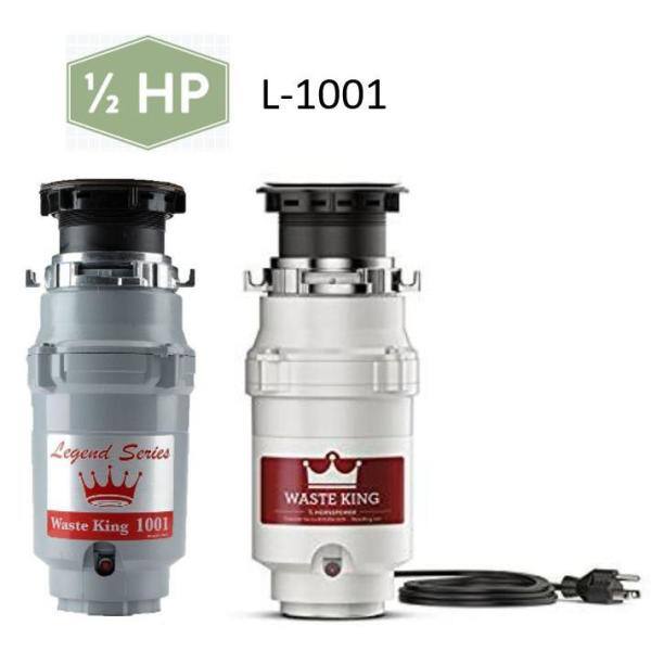 Waste King Legend Series 12 HP Continuous Feed Garbage Disposal L-1001