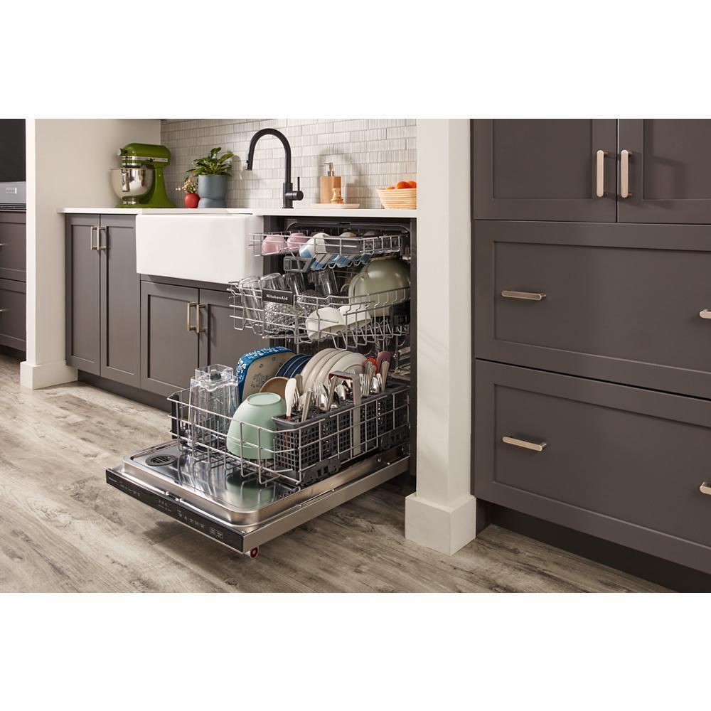 Kitchenaid KDTE304RPS Third Level Jet Rack Dishwasher With 40+ Total Wash Jets, 41 Dba