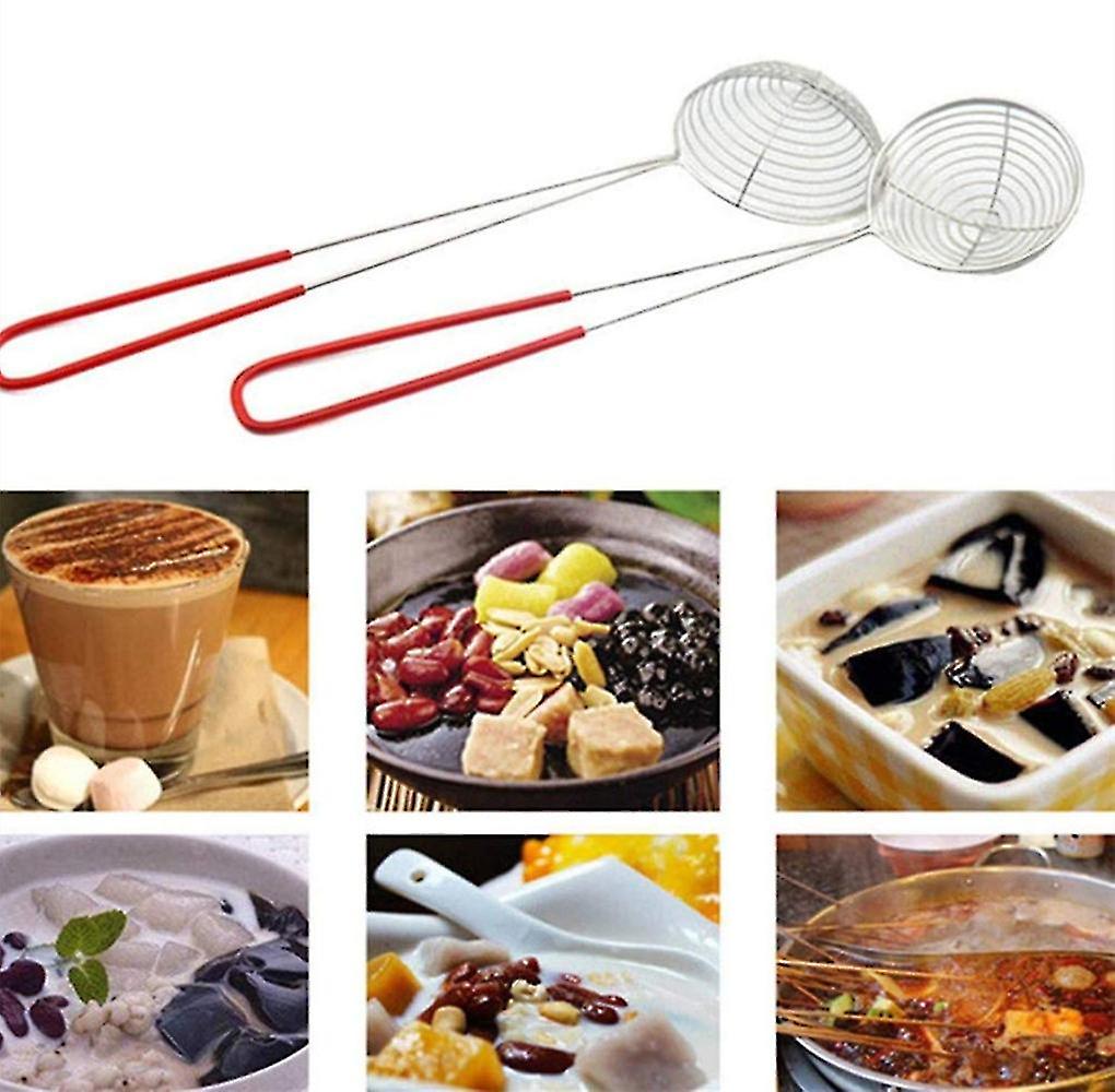 Fondue Strainer Stainless Steel Kitchen Strainer With Handles Fine-meshed