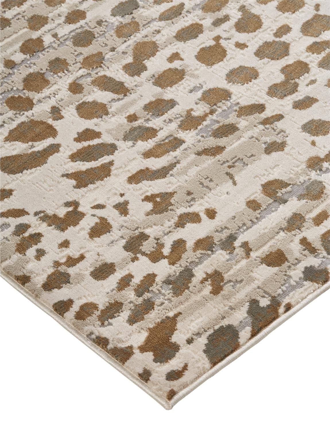 Vanhorn Brown and Ivory Rug by BD Fine