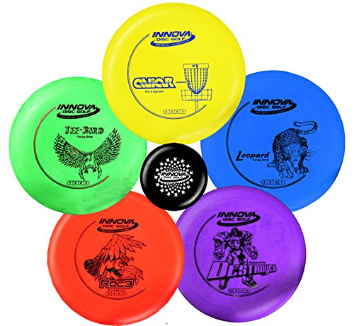 INNOVA Disc Golf Starter Set - Colors May Vary 160-180g - DX Putter, Mid-Range, Driver